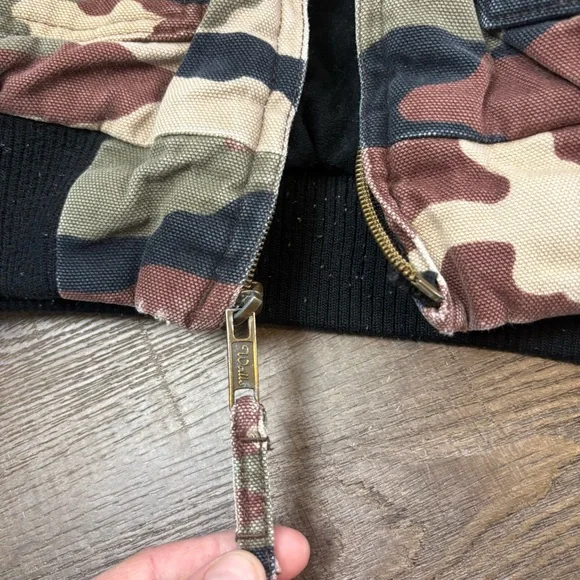 Kids Camouflage Walls Canvas Chore Coat, Blizzard Pruf, Fleece Lined, Heavy Duty - Picture 4 of 8